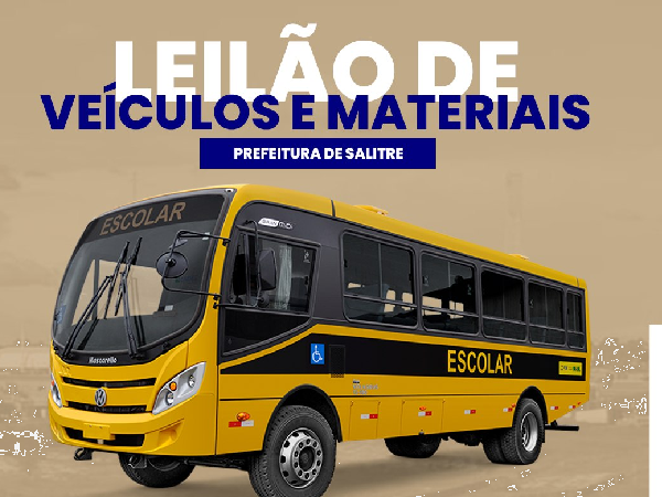 Leilão de Veículos e Materiais - Prefeitura de Salitre