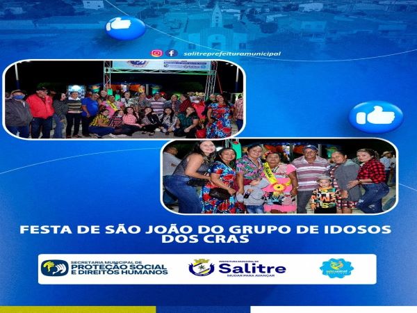 Primeiro Forró e São João dos idosos em praça pública